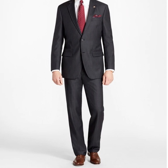 Brooks Brothers Madison Fit Double Stripe Suit